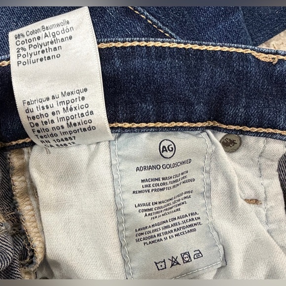 Ag Adriano Goldschmied The Farrah Skinny Ankle - High Rise Jeans Size 25 - Picture 9 of 9